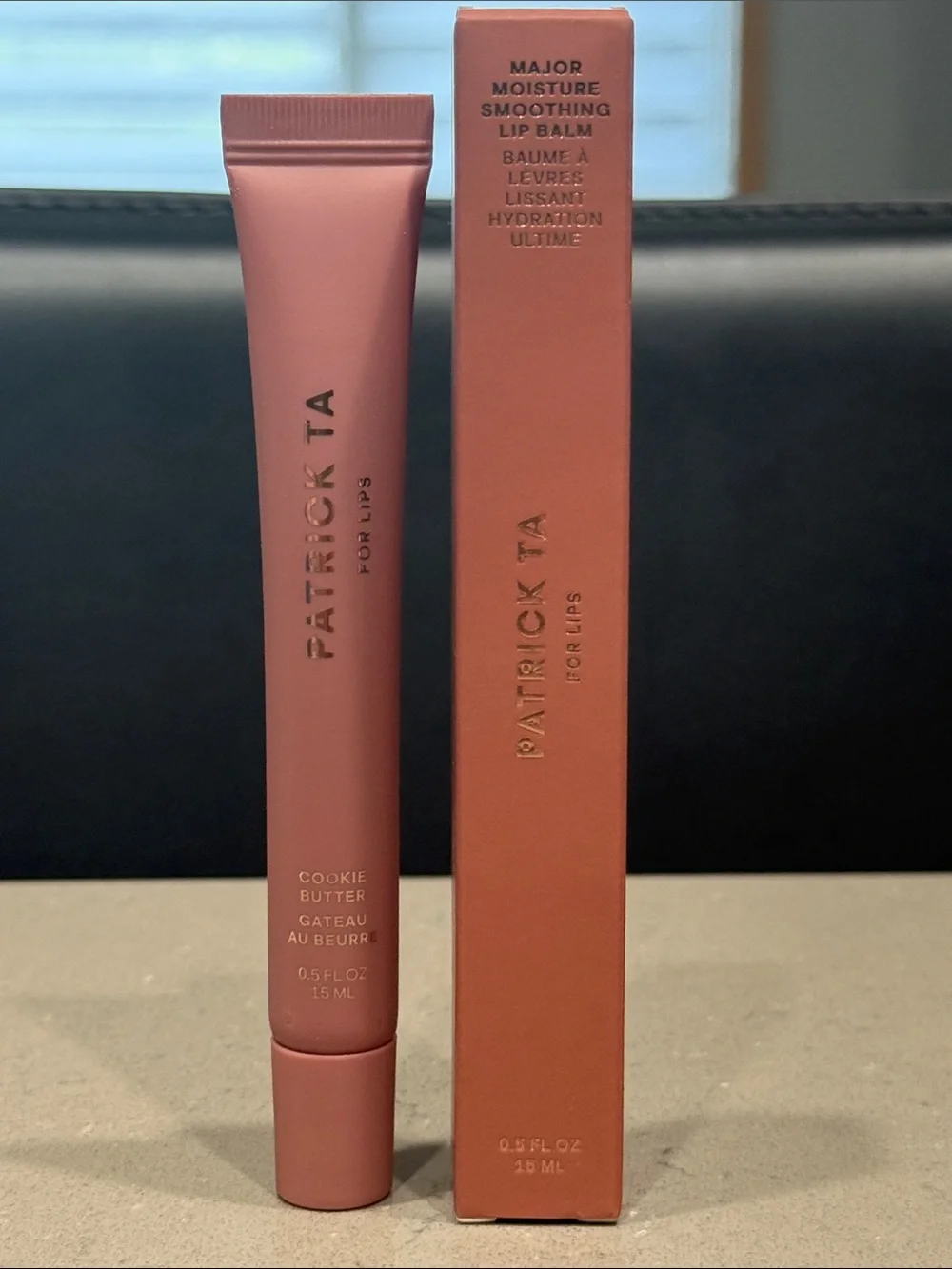 Patrick Ta Major Moisture Smoothing Lip Balm — Cookie Butter, new
